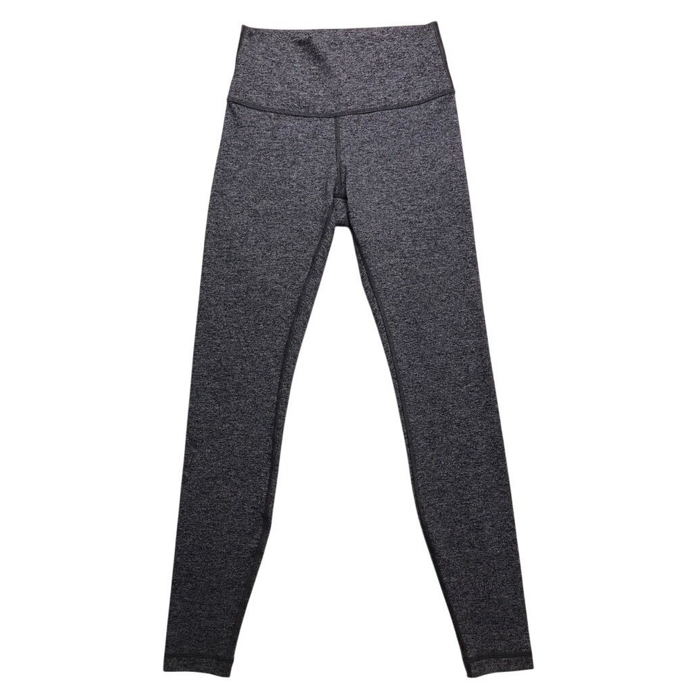 Lululemon Wunder Under High-Rise Tight 28" Leggings Size 6 Heathered Black